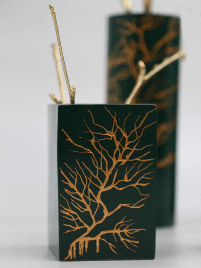 Dark green vase set - Image 3